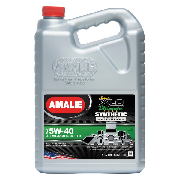 Amalie Oil® - XLO Ultimate™ SAE 5W-40 Synthetic Motor Oil, 1 Gallon x 4 Jugs