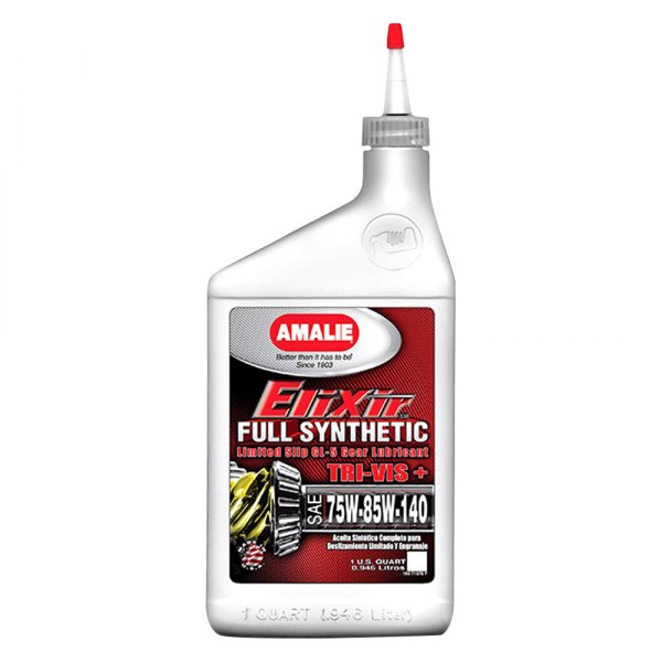 Amalie Oil® - Elixir™ SAE 75W-85W-140 Synthetic API GL-5 Tri-Vis Limited Slip Gear Oil