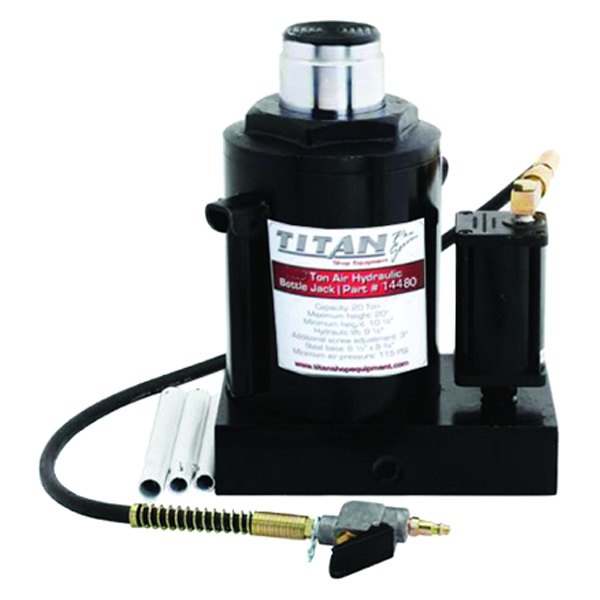 AME International® - Titan™ 50 t 12" to 19" Air/Hydraulic Bottle Jack
