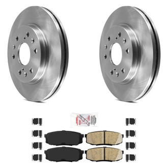 AmeriBRAKES® - AmeriPRO™ Plain Rear Brake Kit with Ceramic Pads