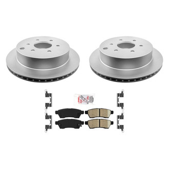AmeriBRAKES® - AmeriPRO™ Plain Rear Brake Kit with Ceramic Pads