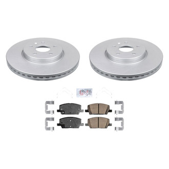 AmeriBRAKES® - AmeriPRO™ Plain Front Brake Kit with Ceramic Pads