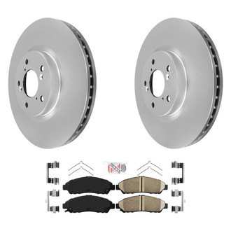 AmeriBRAKES® - AmeriPRO™ Plain Front Brake Kit with Ceramic Pads