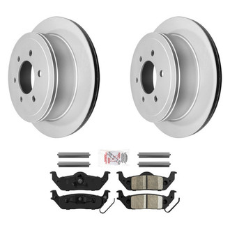AmeriBRAKES® - AmeriPRO™ Plain Rear Brake Kit with Ceramic Pads