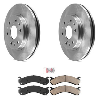AmeriBRAKES® - AmeriPRO™ Plain Rear Brake Kit with Ceramic Pads