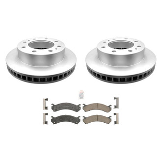 AmeriBRAKES® - AmeriPRO™ Plain Front Brake Kit with Ceramic Pads