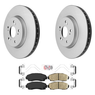AmeriBRAKES® - AmeriPRO™ Plain Front Brake Kit with Ceramic Pads