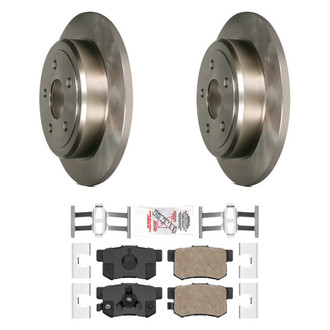 AmeriBRAKES® - AmeriPRO™ Plain Rear Brake Kit with Ceramic Pads