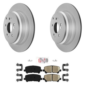 AmeriBRAKES® - AmeriPRO™ Plain Rear Brake Kit with Ceramic Pads