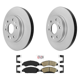 AmeriBRAKES® - AmeriPRO™ Plain Front Brake Kit with Ceramic Pads