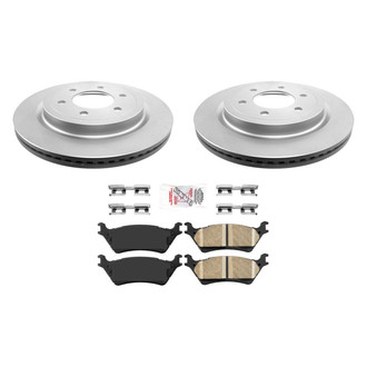 AmeriBRAKES® - AmeriPRO™ Plain Rear Brake Kit with Ceramic Pads