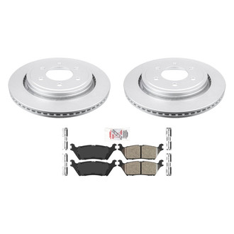AmeriBRAKES® - AmeriPRO™ Plain Rear Brake Kit with Ceramic Pads