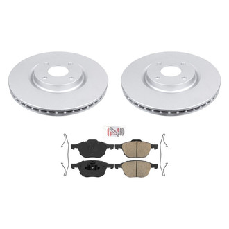AmeriBRAKES® - AmeriPRO™ Plain Front Brake Kit with Ceramic Pads