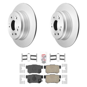 AmeriBRAKES® - AmeriPRO™ Plain Rear Brake Kit with Ceramic Pads