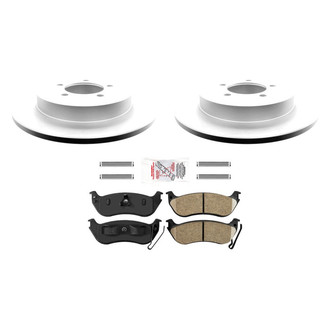 AmeriBRAKES® - AmeriPRO™ Plain Rear Brake Kit with Ceramic Pads