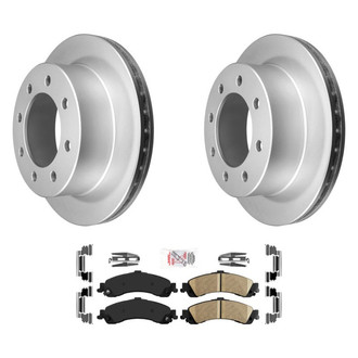 AmeriBRAKES® - AmeriPRO™ Plain Rear Brake Kit with Ceramic Pads