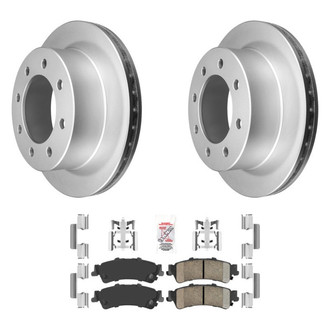 AmeriBRAKES® - AmeriPRO™ Plain Rear Brake Kit with Ceramic Pads
