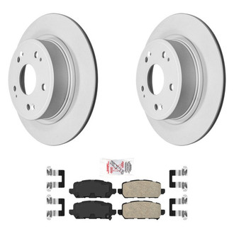 AmeriBRAKES® - AmeriPRO™ Plain Rear Brake Kit with Ceramic Pads