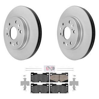 AmeriBRAKES® - AmeriPRO™ Plain Front Brake Kit with Ceramic Pads