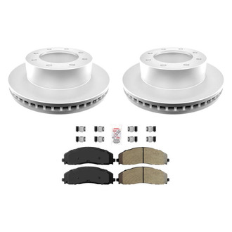 AmeriBRAKES® - AmeriPRO™ Plain Front Brake Kit with Semi-Metallic Pads