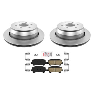 AmeriBRAKES® - AmeriPRO™ Plain Rear Brake Kit with Ceramic Pads