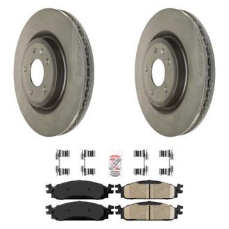 AmeriBRAKES® - AmeriPRO™ Plain Front Brake Kit with Ceramic Pads