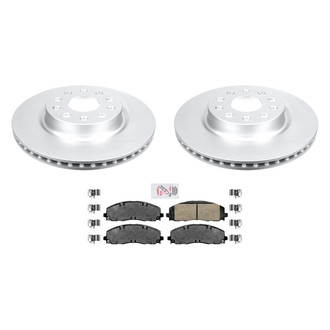 AmeriBRAKES® - AmeriPRO™ Plain Front Brake Kit with Ceramic Pads