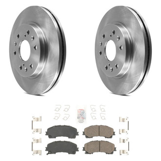 AmeriBRAKES® - AmeriPRO™ Plain Front Brake Kit with Ceramic Pads