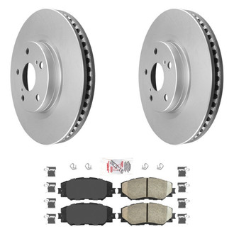 AmeriBRAKES® - AmeriPRO™ Plain Front Brake Kit with Ceramic Pads