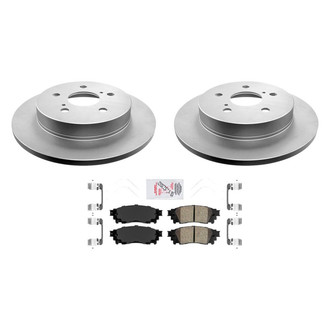 AmeriBRAKES® - AmeriPRO™ Plain Rear Brake Kit with Ceramic Pads