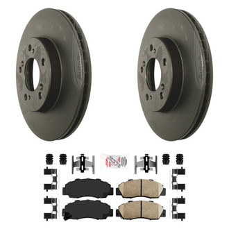 AmeriBRAKES® - AmeriPLATINUM™ Front Brake Kit with Ceramic Pads