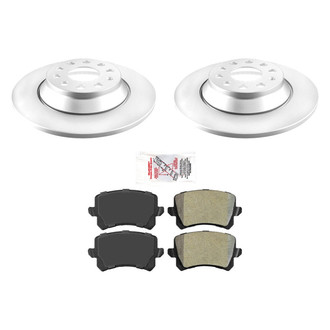 AmeriBRAKES® - AmeriPRO™ Plain Rear Brake Kit with Semi-Metallic Pads