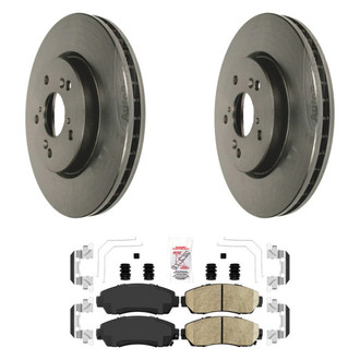 AmeriBRAKES® - AmeriPLATINUM™ Front Brake Kit with Ceramic Pads