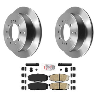 AmeriBRAKES® - AmeriPLATINUM™ Rear Brake Kit with Ceramic Pads