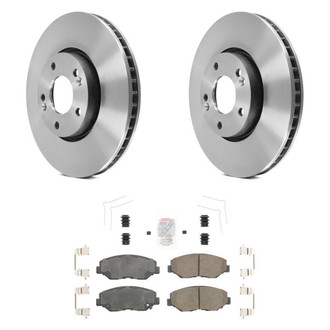 AmeriBRAKES® - AmeriPLATINUM™ Front Brake Kit with Ceramic Pads