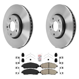 AmeriBRAKES® - AmeriPLATINUM™ Front Brake Kit with Ceramic Pads