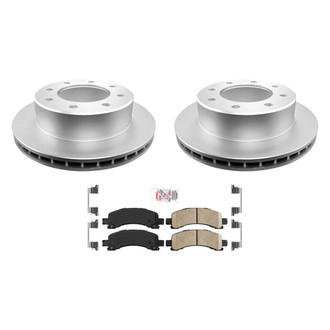AmeriBRAKES® - AmeriPRO™ Plain Rear Brake Kit with Ceramic Pads