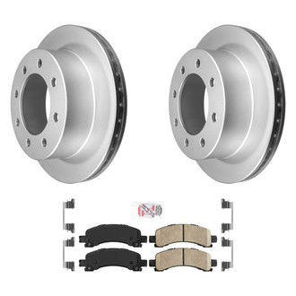 AmeriBRAKES® - AmeriPRO™ Plain Rear Brake Kit with Ceramic Pads