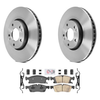 AmeriBRAKES® - AmeriPLATINUM™ Front Brake Kit with Ceramic Pads