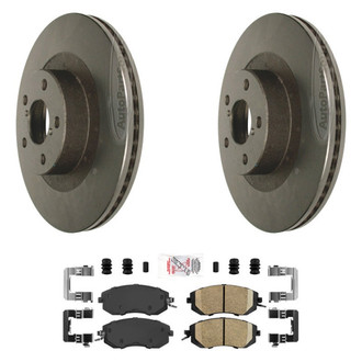 AmeriBRAKES® - AmeriPLATINUM™ Front Brake Kit with Ceramic Pads