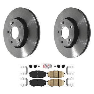 AmeriBRAKES® - AmeriPLATINUM™ Front Brake Kit with Ceramic Pads