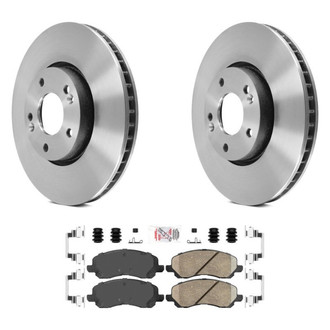 AmeriBRAKES® - AmeriPLATINUM™ Front Brake Kit with Ceramic Pads