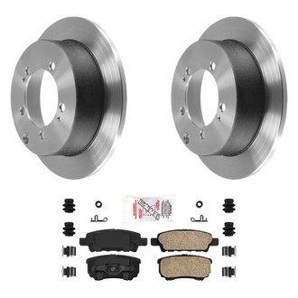 AmeriBRAKES® - AmeriPLATINUM™ Rear Brake Kit with Ceramic Pads