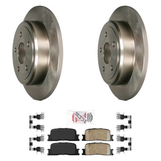 AmeriBRAKES® - AmeriPRO™ Plain Rear Brake Kit with Ceramic Pads