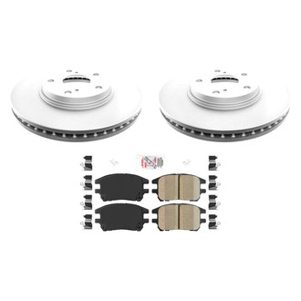 AmeriBRAKES® - AmeriPRO™ Plain Front Brake Kit with Ceramic Pads