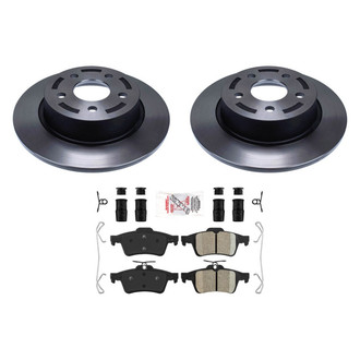 AmeriBRAKES® - AmeriPLATINUM™ Rear Brake Kit with Ceramic Pads