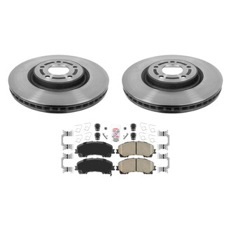 AmeriBRAKES® - AmeriPLATINUM™ Front Brake Kit with Ceramic Pads