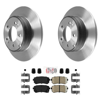 AmeriBRAKES® - AmeriPLATINUM™ Rear Brake Kit with Ceramic Pads