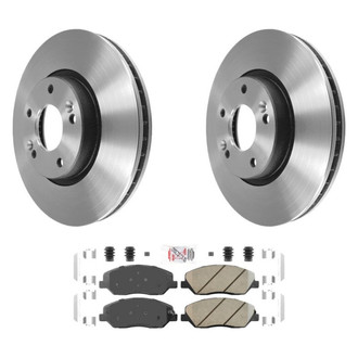 AmeriBRAKES® - AmeriPLATINUM™ Front Brake Kit with Ceramic Pads