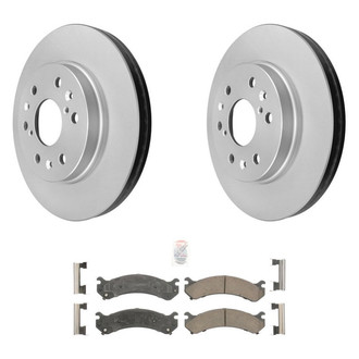 AmeriBRAKES® - AmeriPRO™ Plain Front Brake Kit with Ceramic Pads